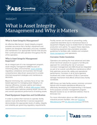 Insight: What Is Asset Integrity Management and Why It Matters